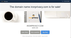 Desktop Screenshot of ironprivacy.com
